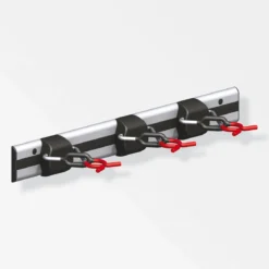 MyTool Gerätehalter-Set X-Star mit Schiene schwarz-rot