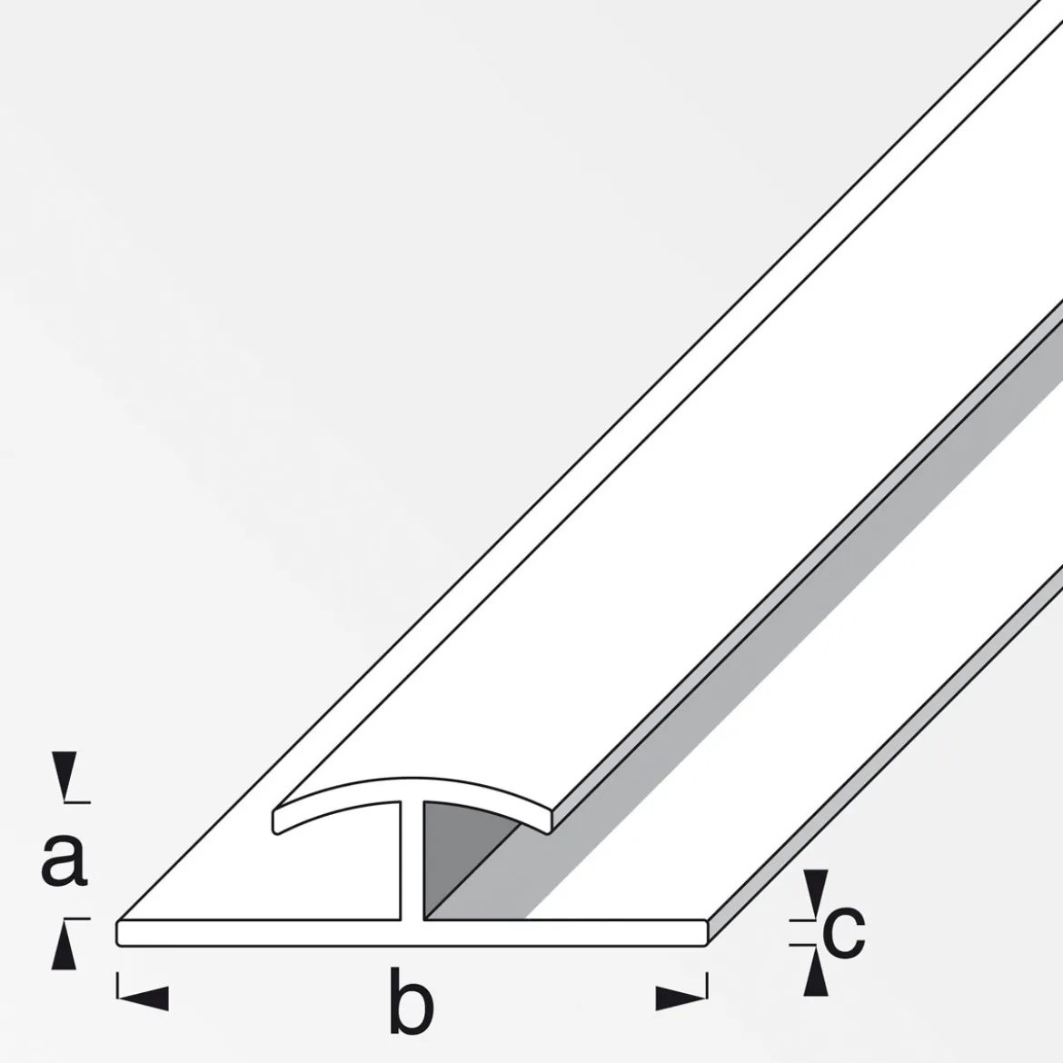 MyTool H-Profil 3,5 mm 1m weiß