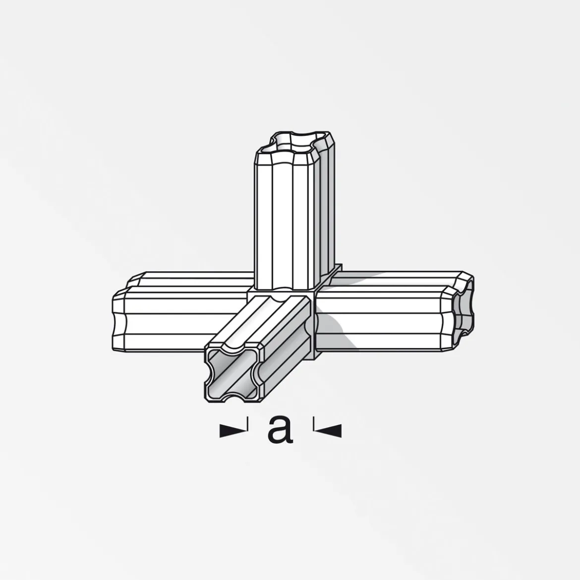MyTool Knotenverbinder 23,5 cm schwarz