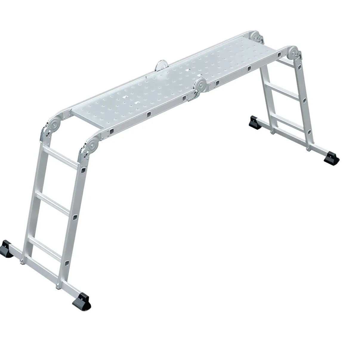 MyTool Mehrzweckleiter mit Arbeitsplattform 4 x 3 Stufen