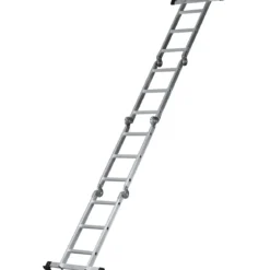 MyTool Mehrzweckleiter mit Arbeitsplattform 4 x 3 Stufen
