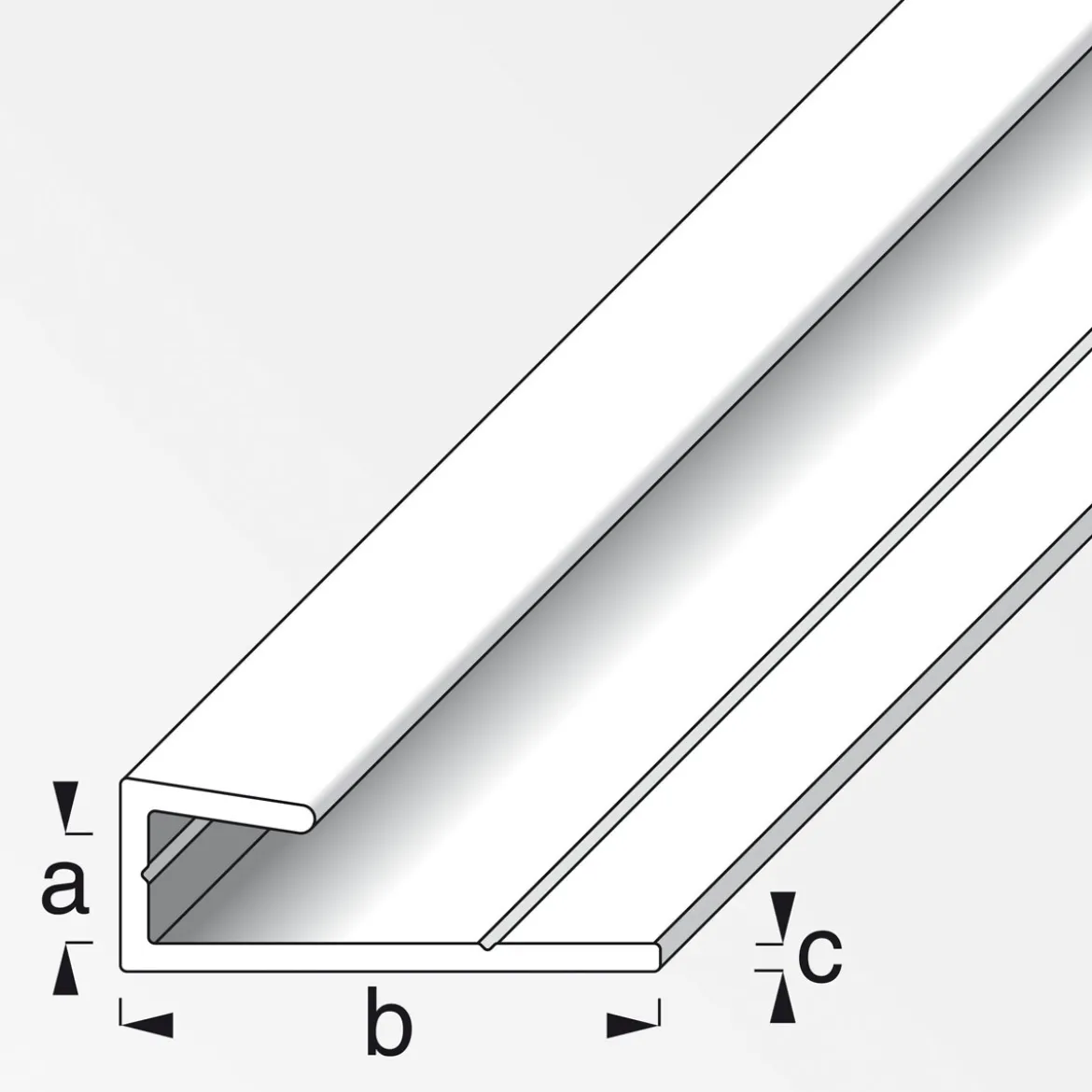 MyTool Rahmeneinfass-Profil 5,1 mm 1m silber