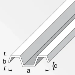MyTool Spundwand 1m eckig blank