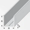 MyTool U-Profil 19,5 mm 1m weiß