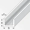 MyTool U-Profil 10 x 13,5 x 1,5 mm 1m silber