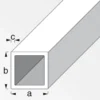 MyTool Vierkant-Rohr 15 x 15 x 1 mm 2m silber