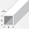 MyTool Vierkant-Rohr 10 x 10 x 1 mm1m silber