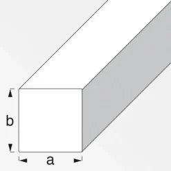 MyTool Vierkant-Stange 12 x 12 mm 1m warmgewalzt