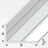 MyTool Winkel 11,5 x 19,5 mm 2,5m unlgeichschenklig blank