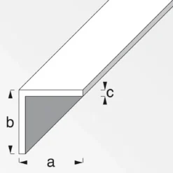 MyTool Winkel 20 x 20 x 1,5 mm 1m silber-eloxiert