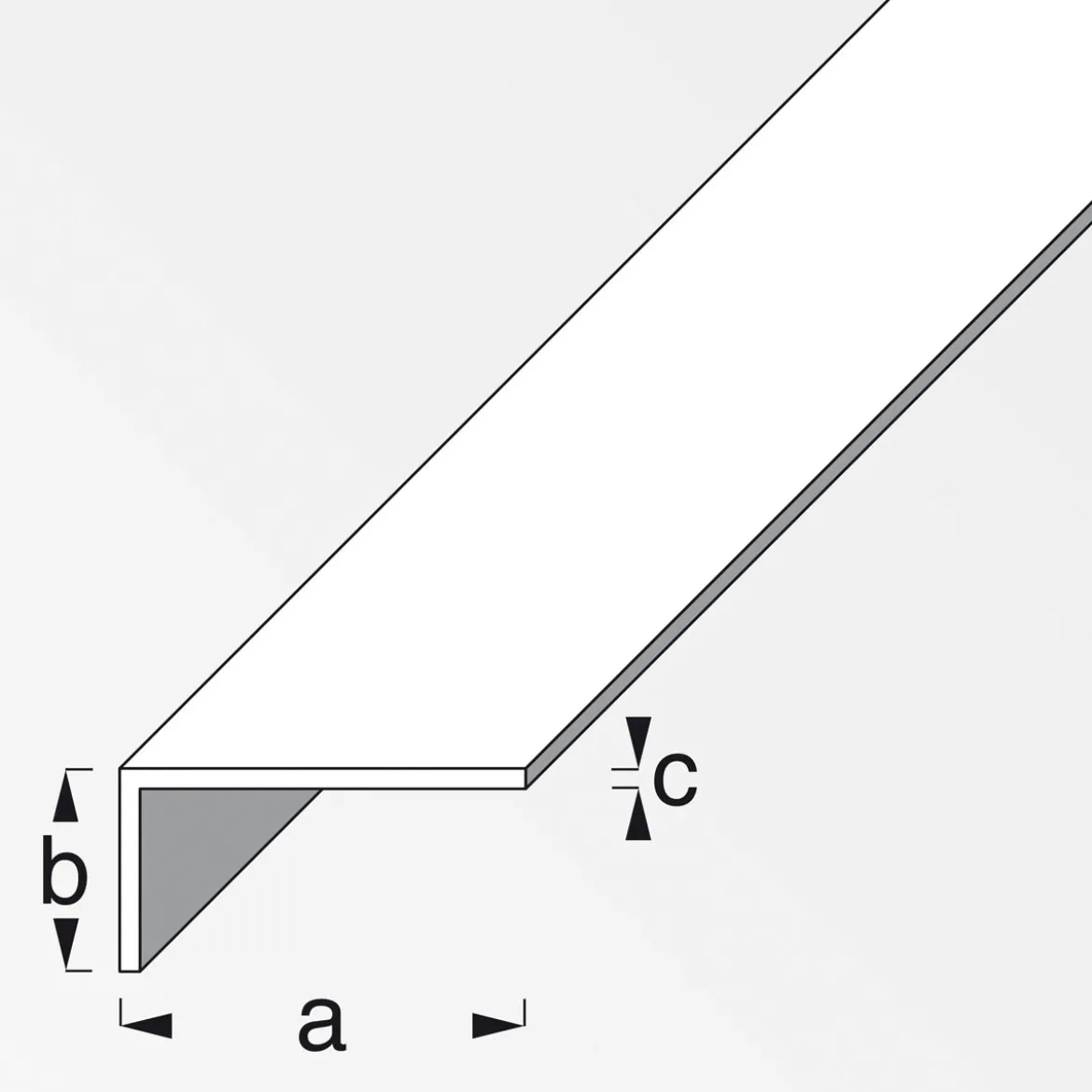 MyTool Winkel 25 x 20 x 2 mm 2m weiß