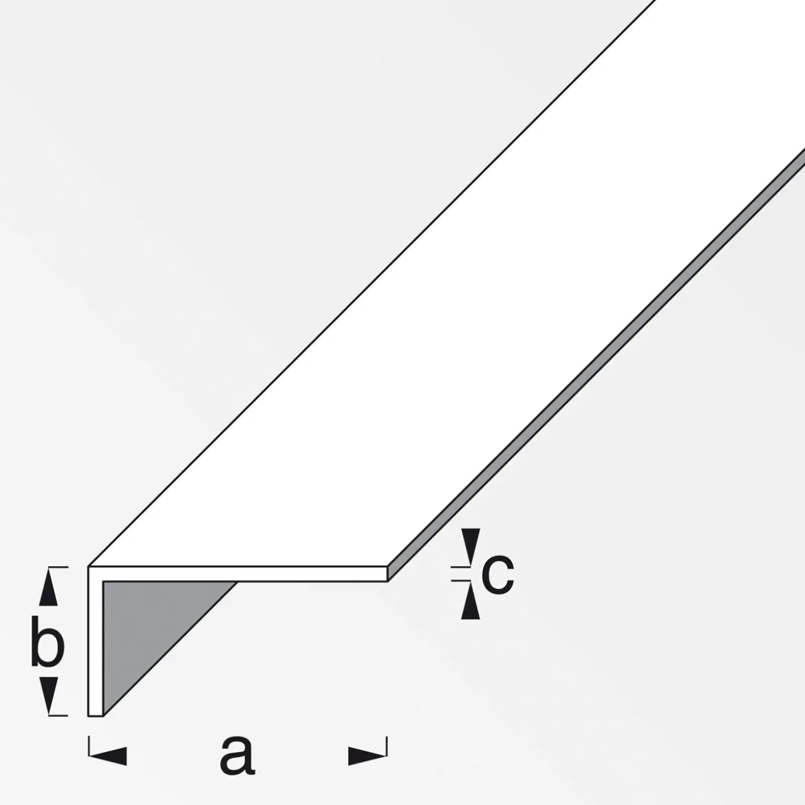 MyTool Winkel20 x 10 x 1,5 mm 2m weiß