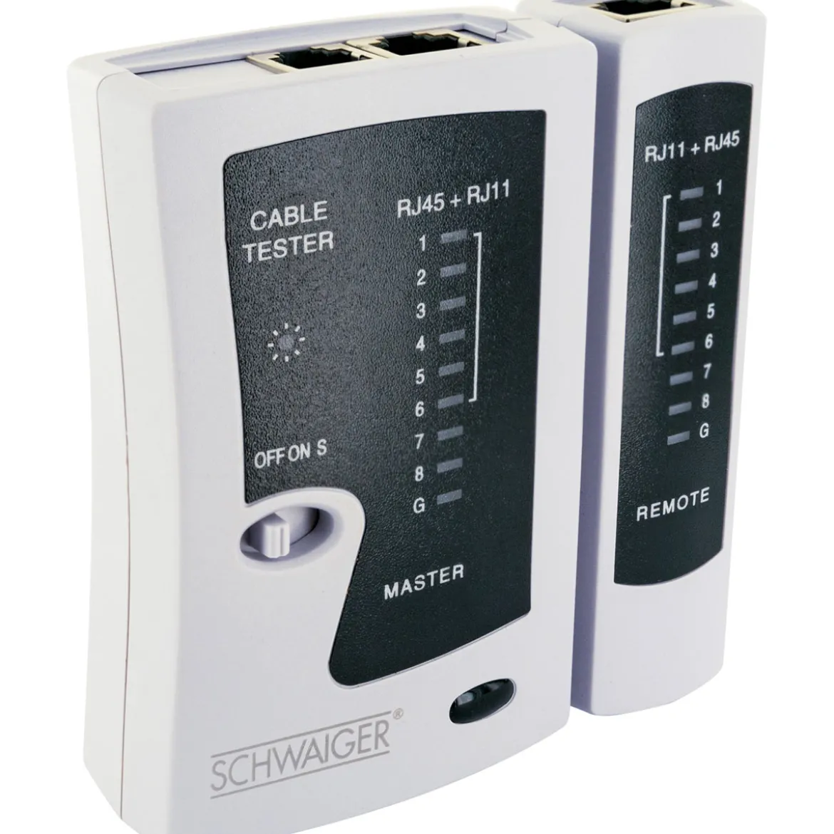Netzwerkkabeltester f. RJ45 und RJ11