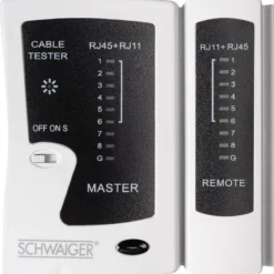 Netzwerkkabeltester f. RJ45 und RJ11