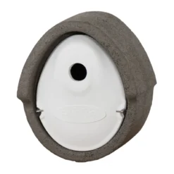 Nistkasten oval, grau