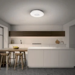 näve LED-Deckenleuchte Ottawa mit Bluetooth weiß