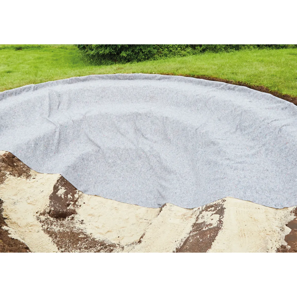 Oase Teich-Schutzvlies 200 x 500 cm 200g/m² weiß