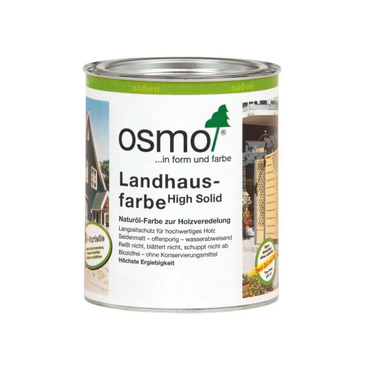 Osmo Landhausfarbe Fichten-Gelb 0,75 L