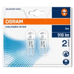 Osram Halogenleuchte warmweiÃŸ GY6.35 50W Energieklasse C