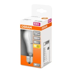 Osram LED-Leuchtmittel E27 75W mattWeiß