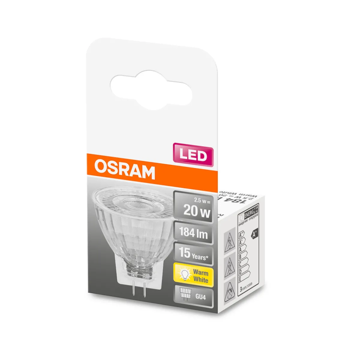 Osram LED-Reflektor GU4 20W 15000 Std.