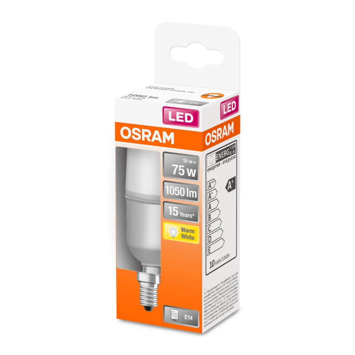 Osram LED-Spezial Stick E14 75W warmweiß