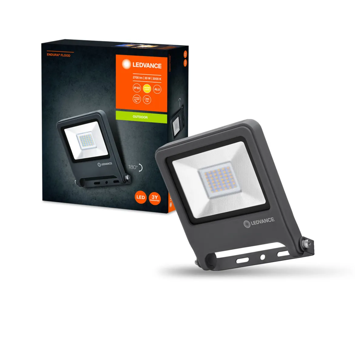 Osram LED Strahler Endura Flood 30W grau