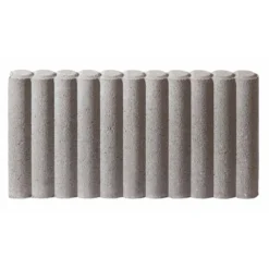 Palis. Bordstein-Mini grau 9,1x25x6cm