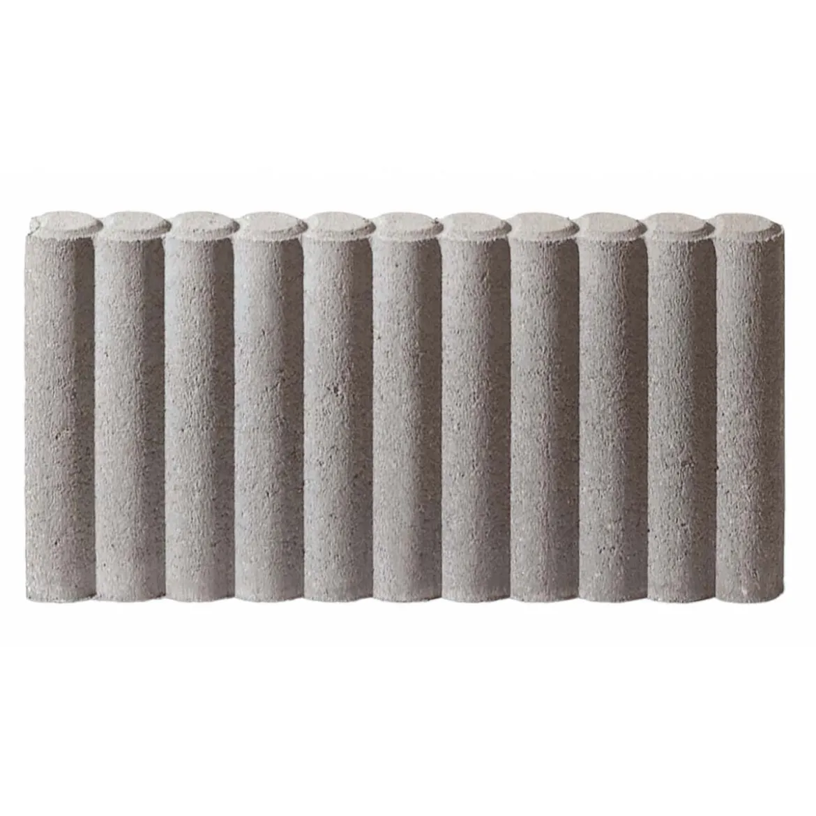 Palis. Bordstein-Mini grau 9,1x25x6cm