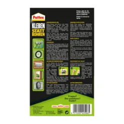Pattex Doppelklebeband Kleben statt Bohren Klebe-Strips 10 Streifen je 20 x 40 mm