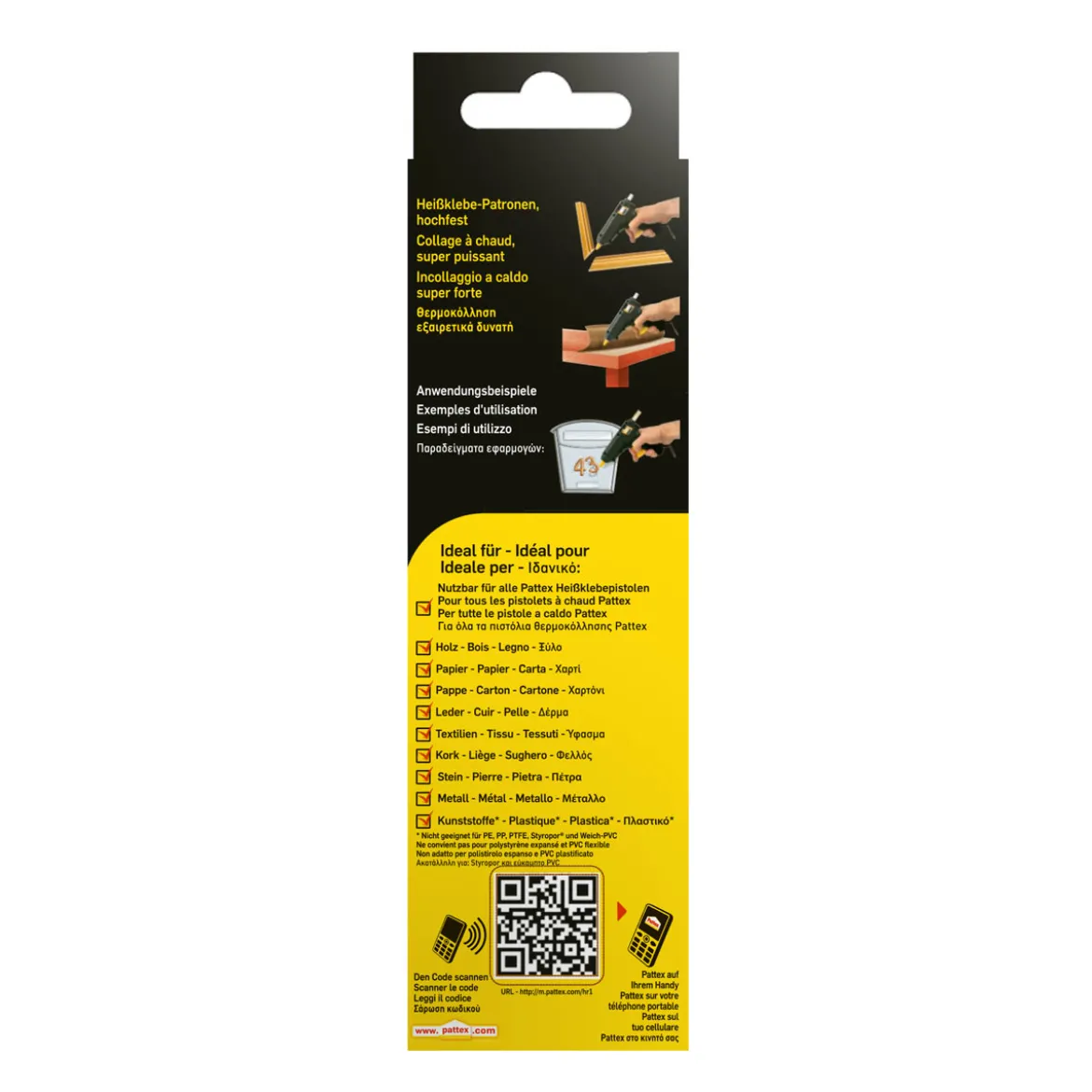 Pattex Heißklebesticks Hotmelt 10 Sticks