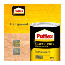 Pattex Kraftkleber Transparent 650 g