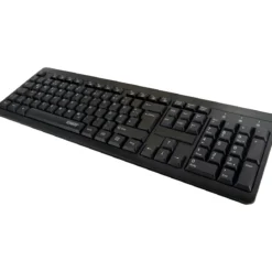 PC Tastatur kabellos schwarz