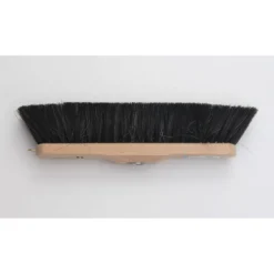 Peggy-Perfect Besen natur lackiert Rosshaar