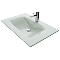 Pelipal Glaswaschtisch Trentino rechteckig 77 x 1,5 x 50 cm