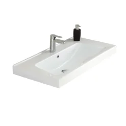 Pelipal Keramikwaschtisch Forli weiß Fokus 5005 92,5 x 7 x 46,5 cm