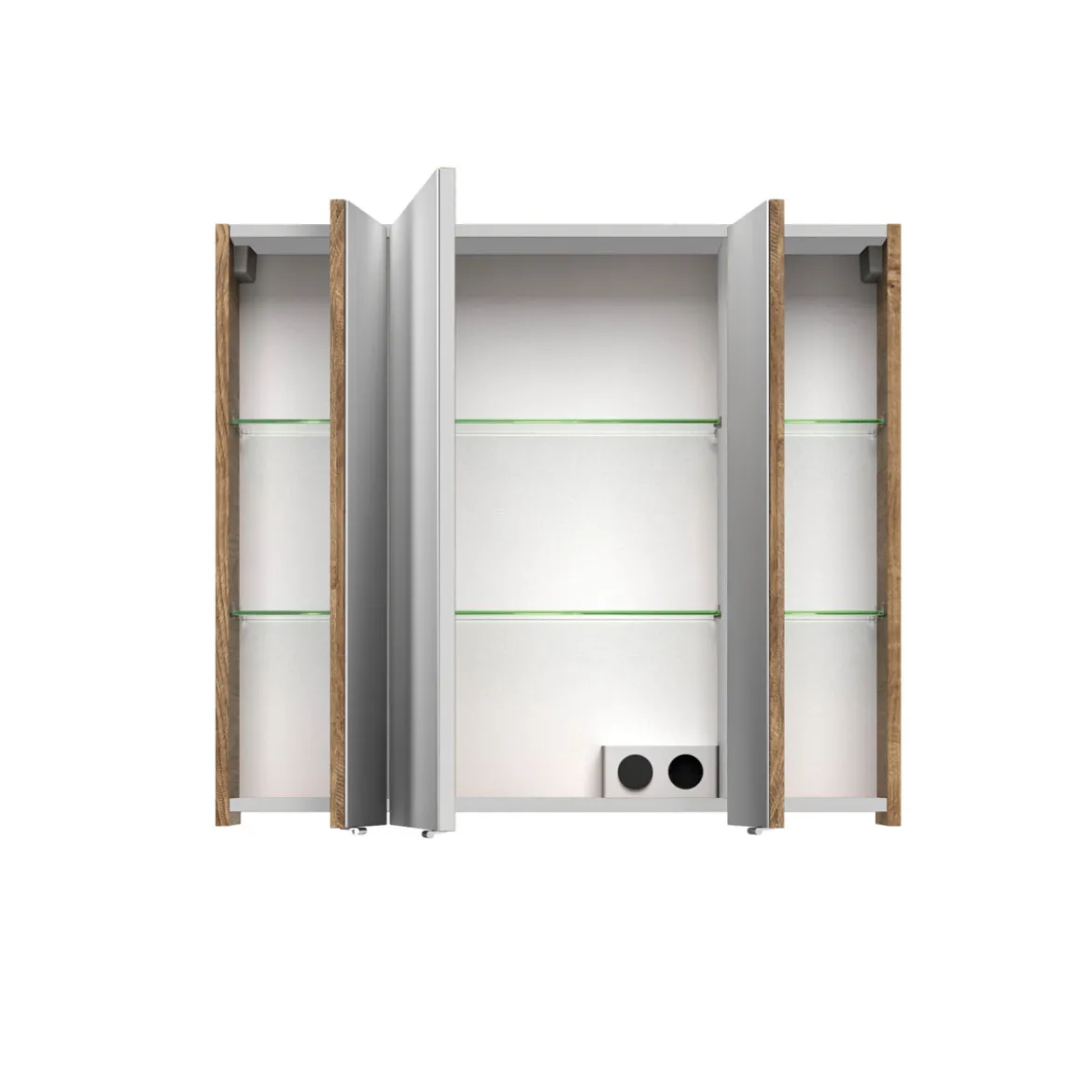 Pelipal Spiegelschrank Asti braun 82 x 1,6 x 26,5 cm