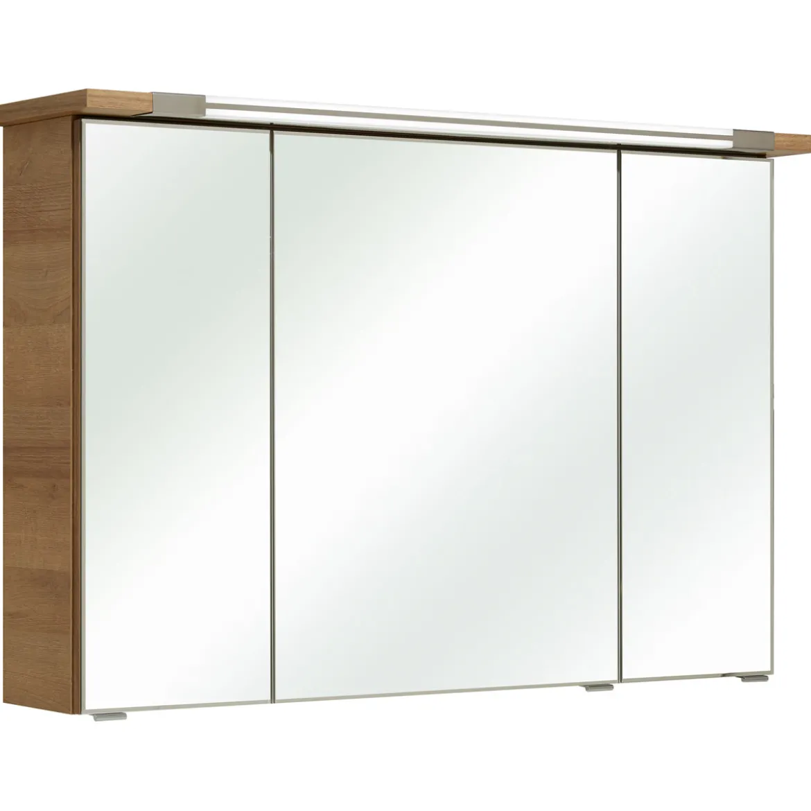 Pelipal Spiegelschrank Trentino Eiche inkl LED-Aufbauleuchte