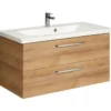 Pelipal Waschtischunterschrank Trentino Eiche 105 x 51 x 49 cm