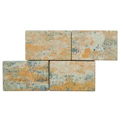 Pflaster Trend 24x16x6 cm Luna Muschel-kalk, Mini-Fase