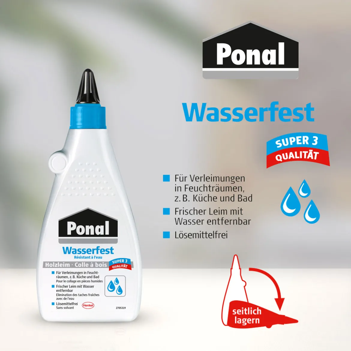Ponal Holzleim Wasserfest 120 g