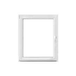 PVC Fenster 71 3-fach Glas 0750/0500LS1flg. DK weiss/weiss
