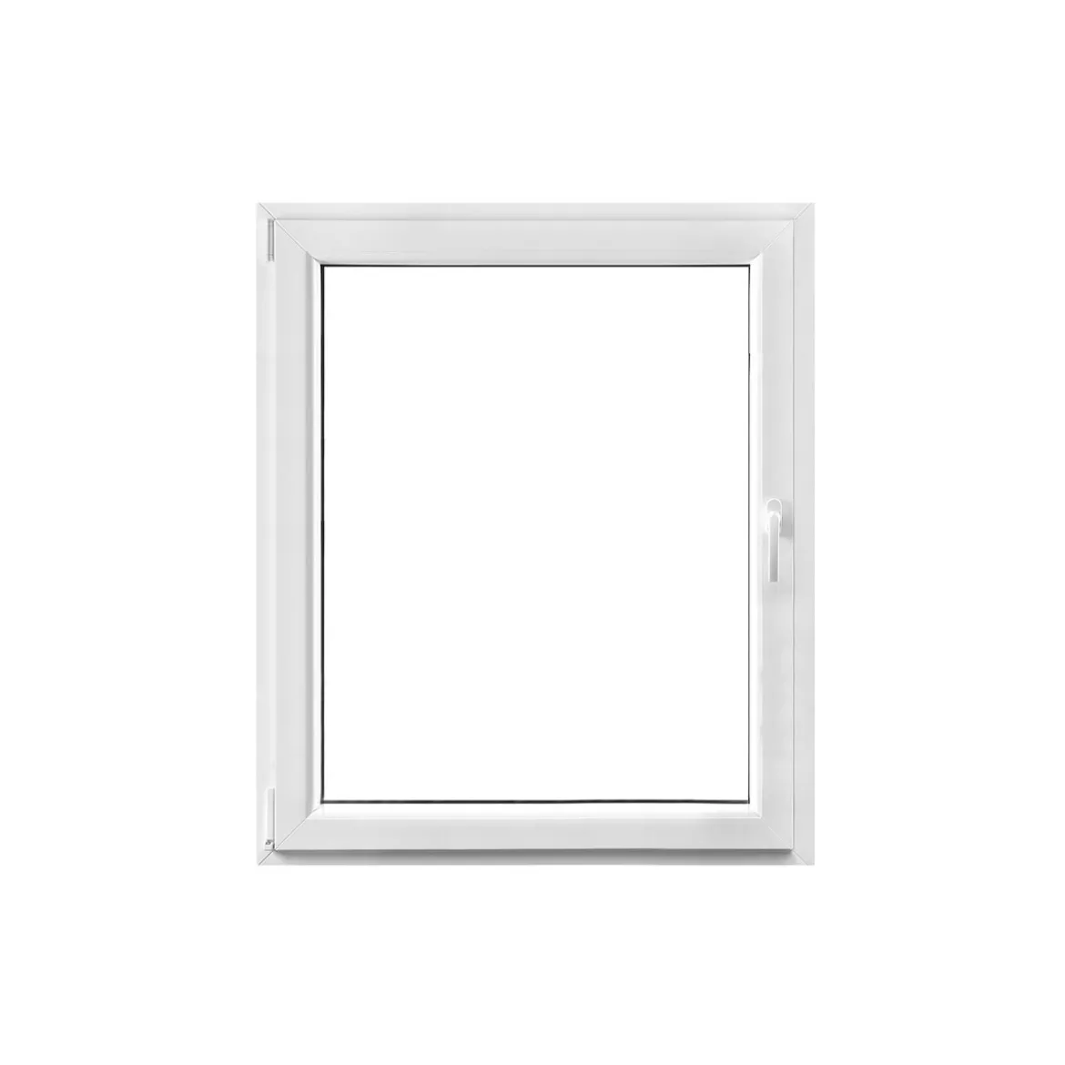 PVC Fenster 71 3-fach Glas 0750/0500LS1flg. DK weiss/weiss