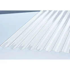 PVC-Wellpappe Sinus transparent 200 x 90 cm