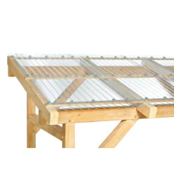 PVC-Wellpappe Sinus transparent 200 x 90 cm