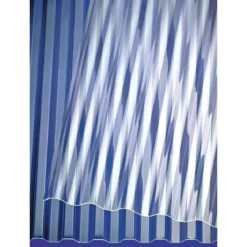 PVC-Wellpappe Sinus transparent 200 x 90 cm