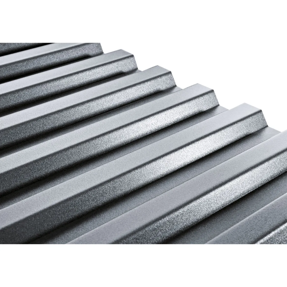 PVC Wellplatte grau Trapez 2000x900Typ 1.2, 1 St = 1,8 m2