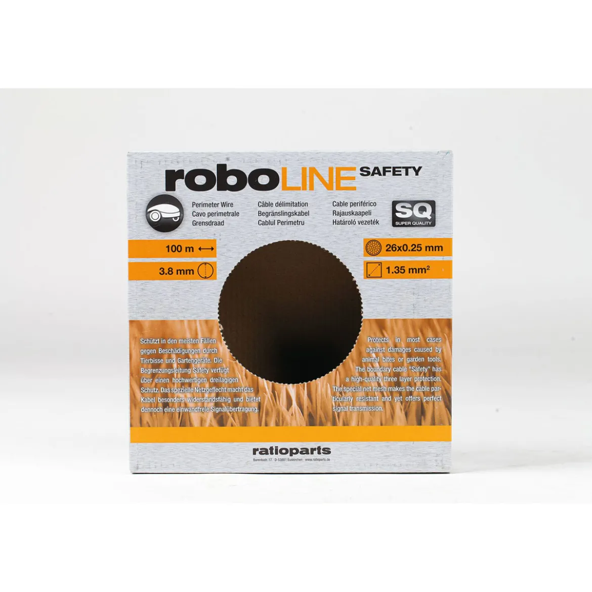 Ratioparts Begrenzungskabel Safety 100m