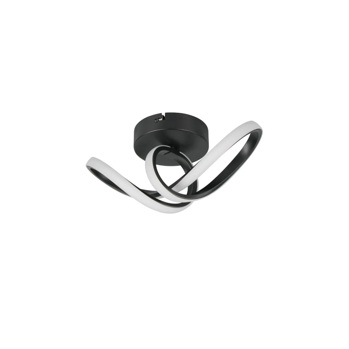 Reality LED Deckenleuchte RUSA schwarz