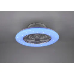 Reality LED-Deckenleuchte Stralsund mit Ventilator weiß